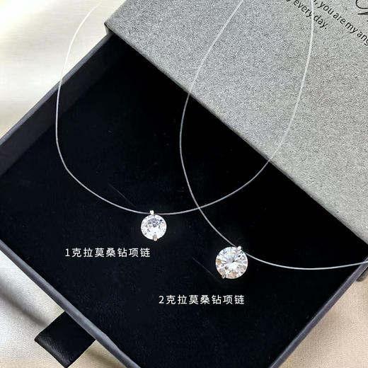 BAOFANDI宝梵迪超仙鱼线珍珠项链2025新款“人鱼之泪”气质简约S925银时尚高级锁骨链BF 商品图1