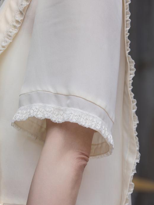 TYNVIE 荷叶边蕾丝衬衫 - 白色 商品图4