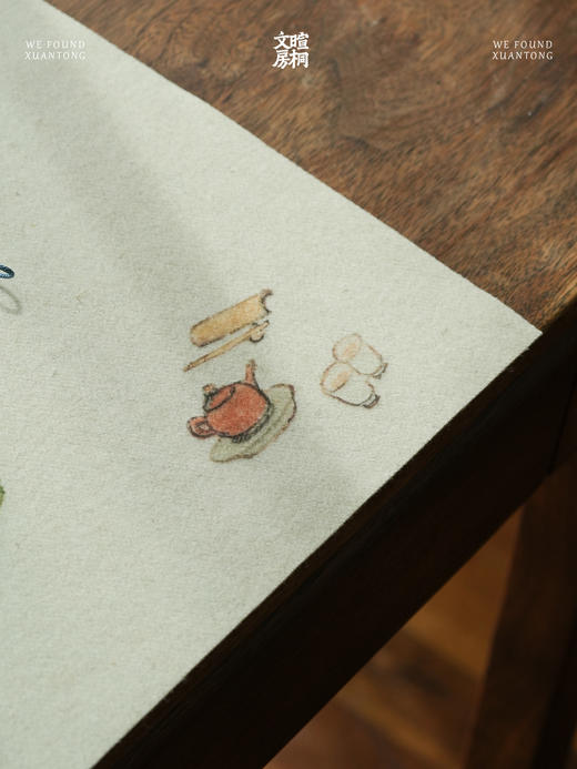 暄桐文房 闲夏毛毡 书画垫 平坦服帖 商品图2