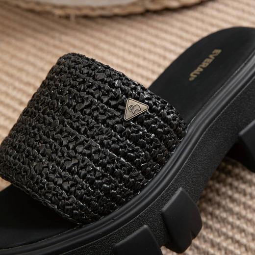 【澳洲品牌】EVERAU 编织仲夏厚底拖鞋编织拖鞋EA2050 商品图4