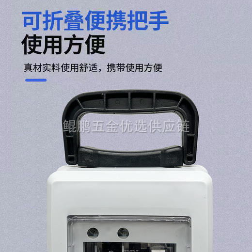 工地手提式小电箱带漏电保护器插板排插临时配电箱工业插座箱 商品图2