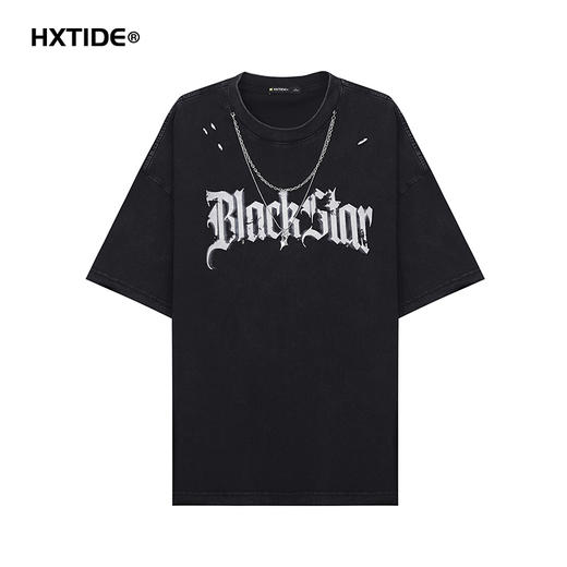 【断码清仓】HX 夏季圆领短袖T恤纯棉宽松C102520276101 商品图0