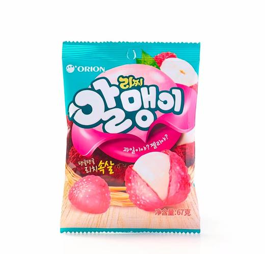 好丽友剥皮果汁软弹（荔枝味）67g/袋 商品图0