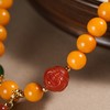 【敦煌福锦·天然蜜蜡平安扣手串】敦煌福泽小众蜜蜡 轻奢平安扣蜜蜡手串 商品缩略图5