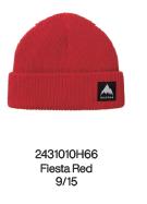 25/26BURTON帽子RCY VT BNIE FIESTA RED 商品图0