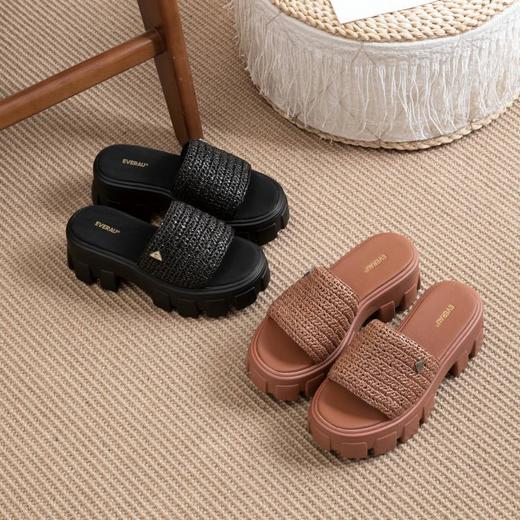 【澳洲品牌】EVERAU 编织仲夏厚底拖鞋编织拖鞋EA2050 商品图1
