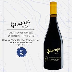 车库酒公司楚木园佳丽酿甄选干红葡萄酒2018年  750Ml Garage Wine Co. Cru Truquilemu Cariñena Field Blend 2018