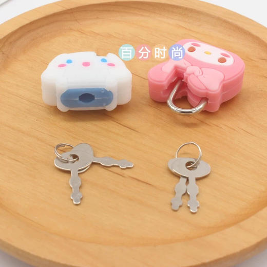 密码/卡通挂锁锁子（图案颜色随机） 商品图1
