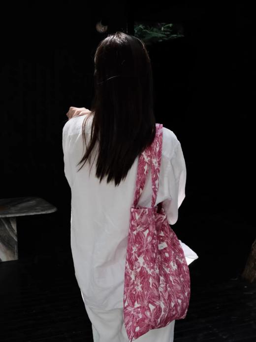 Ad Lib/亮眼玫红浮雕帆布包 商品图2