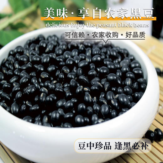 东北农家自产绿心黑豆五谷杂粮 商品图0