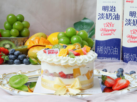 原味鲜果 明治淡奶油 时令鲜果 商品图1