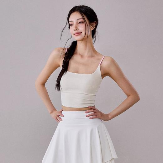 跃牌【安琪拉系列】运动健身瑜伽背心吊带拼色休闲女防走光美背WX2456 商品图3