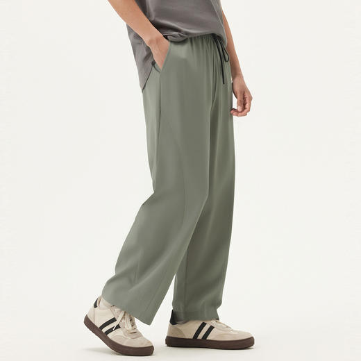 gxg.jeans男装 多色格纹肌理简约宽松直筒休闲长裤男裤 25夏热卖 商品图4