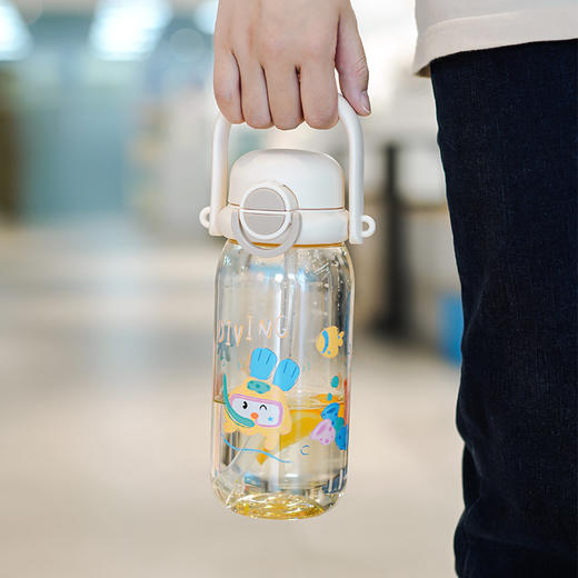 乐扣乐扣吸管水杯PPSU塑料儿童大容量水壶yc0309040 商品图5
