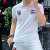 潮牌男装短袖POLO衫刺绣字母网红爆款男士上衣夏季新款修身舒适帅    JYYP-6313# 商品缩略图0
