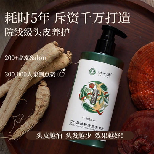 廿一添控油蓬松去屑洗发水300ml 商品图0