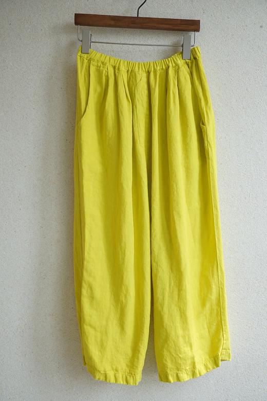 Manuelle Guibal 柠檬黄阔腿裤 商品图1
