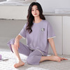 莫代尔睡衣女士短袖七分裤套装夏季凉爽时尚休闲学生可外穿家居服   JL-HYM4751/HYM4752/HYM4753/HYM4754/HYM4755 商品缩略图0