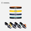 VESSEL新款高尔夫潮牌男女皮带圆形不锈钢皮带头正反双色可用皮带 BE01118  BE02118 商品缩略图0