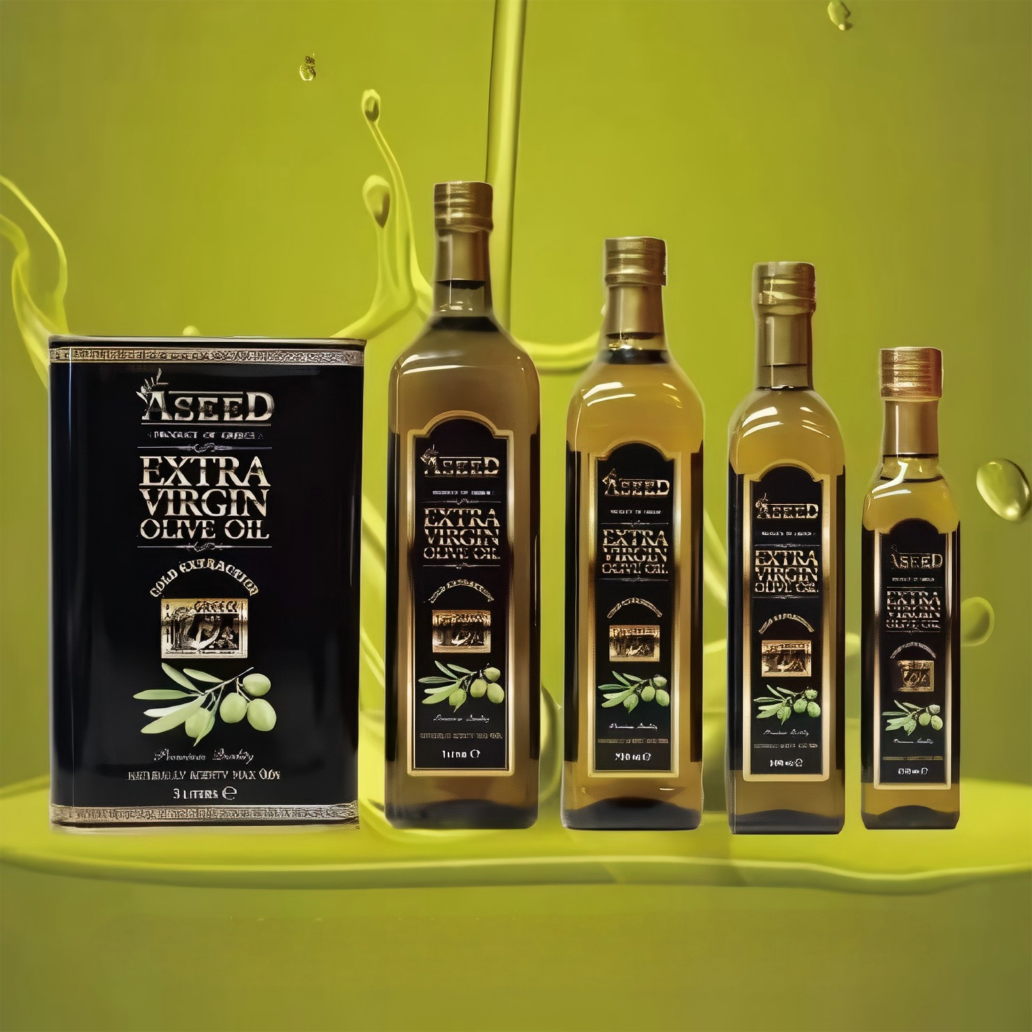 亚仙德希腊特级初榨橄榄油250ml/500ml/750ml/1L 原瓶进口