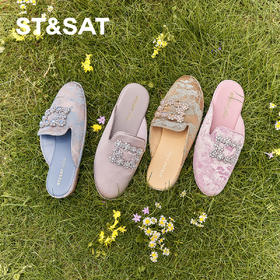 【微醺系列】星期六时尚百搭精致穆勒拖