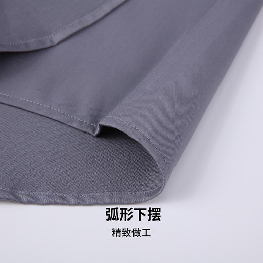 圣得西男士春秋商务正装通勤经典简约纯色微弹舒适抗皱长袖衬衫 商品图10