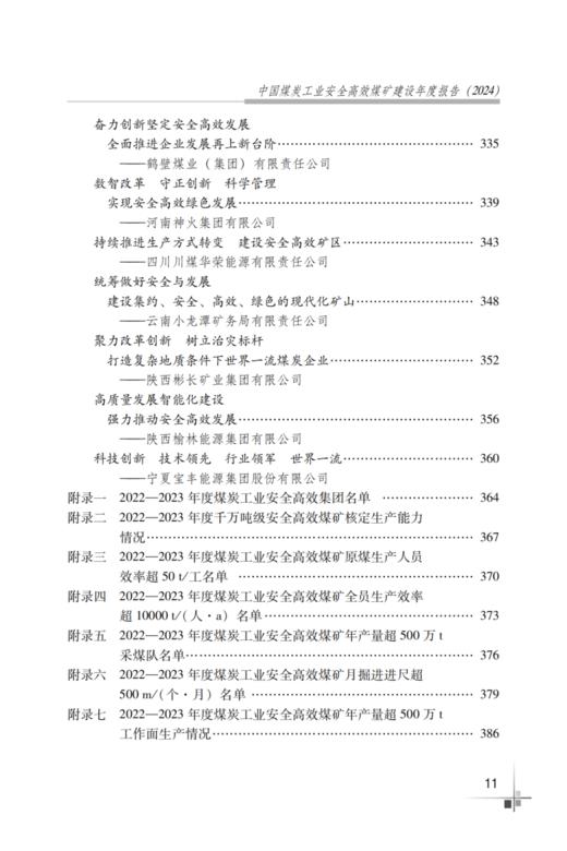中国煤炭工业安全高效煤矿建设年度报告2024 商品图7