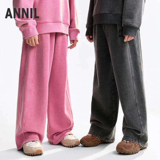 男女童全腰单裤秋季新款安奈儿童装EM536512 商品图2