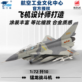 【中航工业官方正品 长春航展、九三阅兵纪念品】 特尔博-1:72 1:48歼10C 巴基斯坦涂装歼十阅兵仿真军事模型航展纪念品歼10 J10 J10C