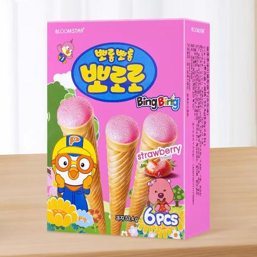 (10起少0.5元)韩国啵乐乐冰淇淋饼干8.9g*6包（五种口味） 商品图3