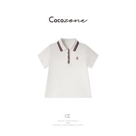 COCO ZONE 刘一一【100棉】撞色POLO领老钱风T恤 CD2A1523