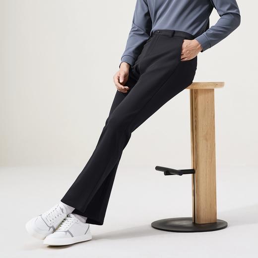 【针织弹力】柒牌男士休闲裤2025秋冬新款商务通勤上班直筒长裤129H72140 商品图1