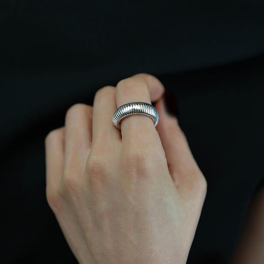 【吉克隽逸&黄龄&李斯丹妮同款】Ancient Rome古罗马时期 | 角斗士素金/银软戒指 商品图5