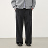 714street松紧腰毛呢男士休闲西裤垂坠感高级感秋季新款卫裤长裤 商品缩略图0