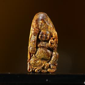 BC.BOG7.15-10   白棋沉水(弥勒佛)挂件，2.33g