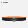 VESSEL新款高尔夫潮牌男女皮带圆形不锈钢皮带头正反双色可用皮带 BE01118  BE02118 商品缩略图3