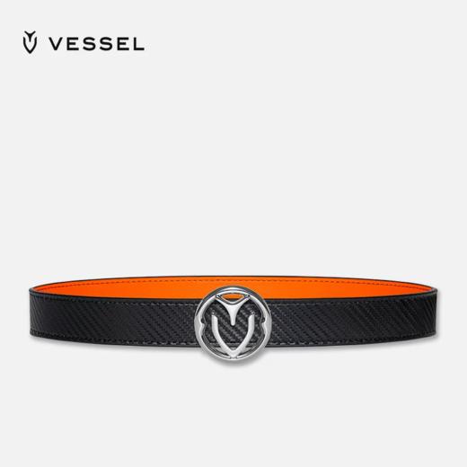 VESSEL新款高尔夫潮牌男女皮带圆形不锈钢皮带头正反双色可用皮带 BE01118  BE02118 商品图3