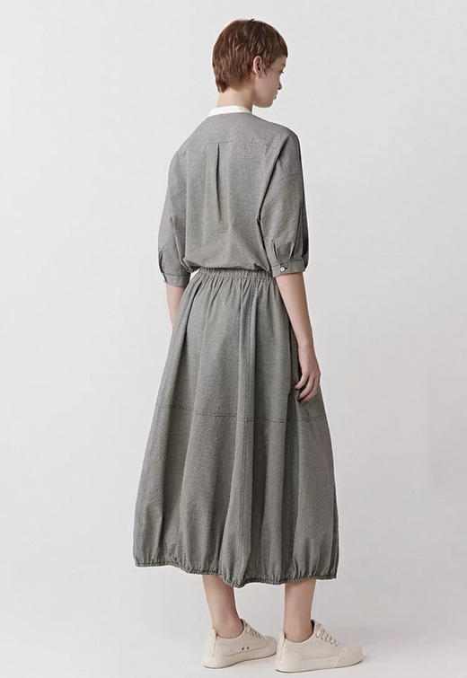 【高品质私服】【IC棉涤色织布半身裙+衬衫】格纹的经典、茧型的松弛、抽绳的巧思，触感蓬松柔软且视觉俏皮G1488/G1473-CC【无标出货 介意慎拍】 商品图5