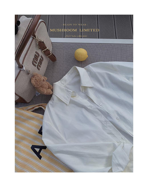 金蘑菇菇 自由的呼吸 乔妹衬衫套组/ 洋气衬衫+牛仔短裤 商品图11