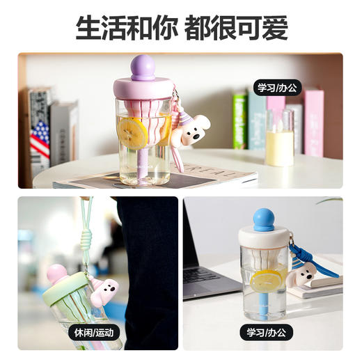 乐扣乐扣（LOCK&LOCK）吸管杯水杯Tritan材质ABF917 商品图4