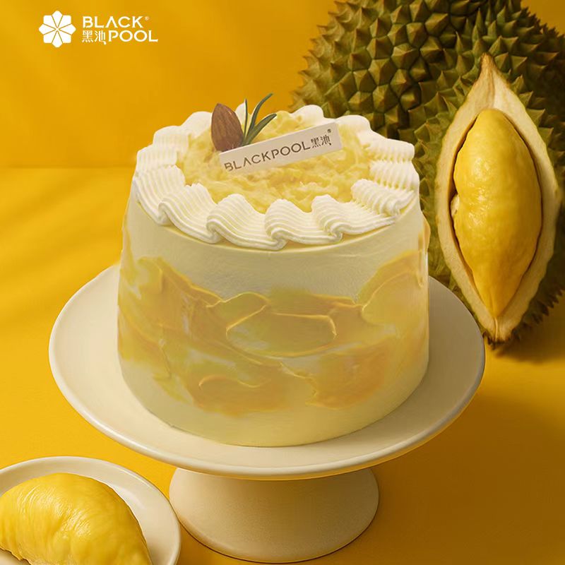 金枕爆浆榴莲蛋糕 | 黑池