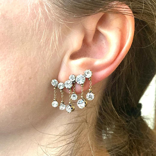 北京仓｜TATABORELLO-VOIL-水晶 耳环［意大利设计师］ 商品图0