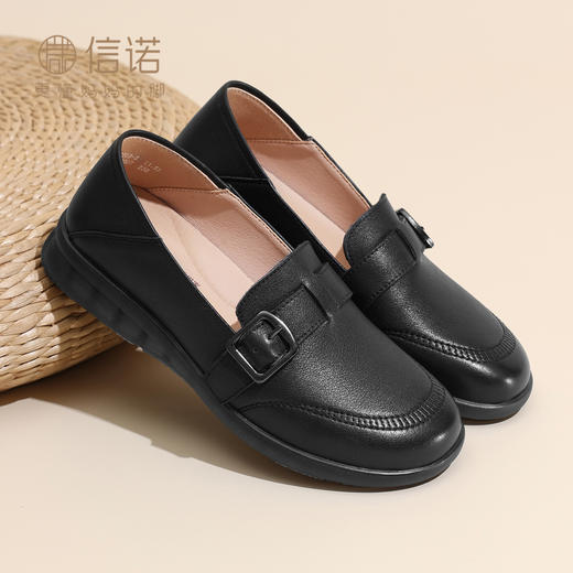 妈妈鞋中老年舒适不累脚软底单鞋运动休闲鞋女款2025秋季新款5Q3203-2 商品图1