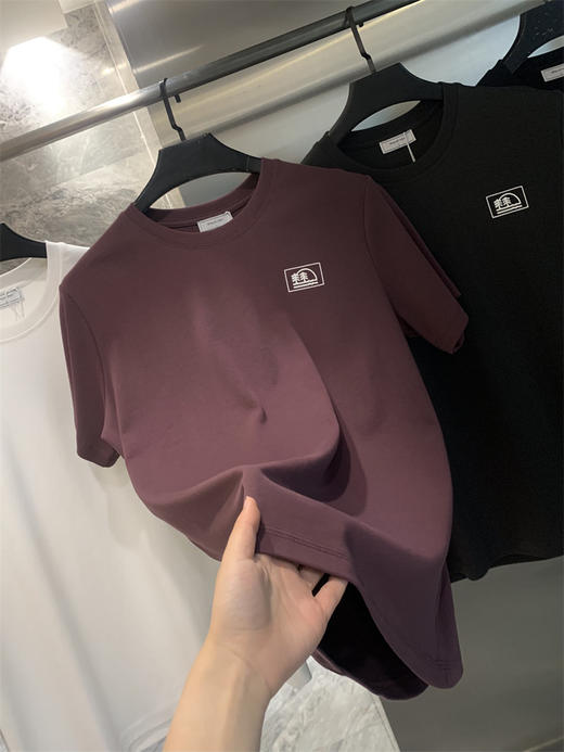 设计师线！2025双面水柔棉!凉感科技夏季男士印花休闲短袖T桖！ 商品图8