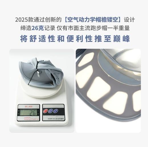 极限崂里专业竞赛卷叠跑步帽超轻防晒透气速干越野跑遮阳帽-ZT3006 商品图2