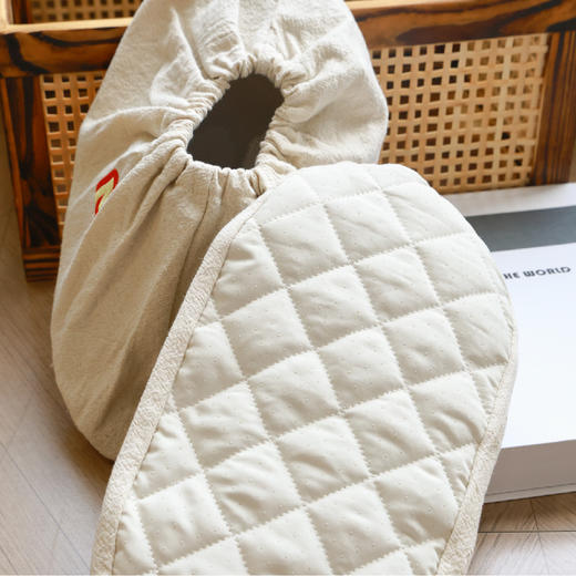 娜家棉麻布艺防滑鞋套 商品图4