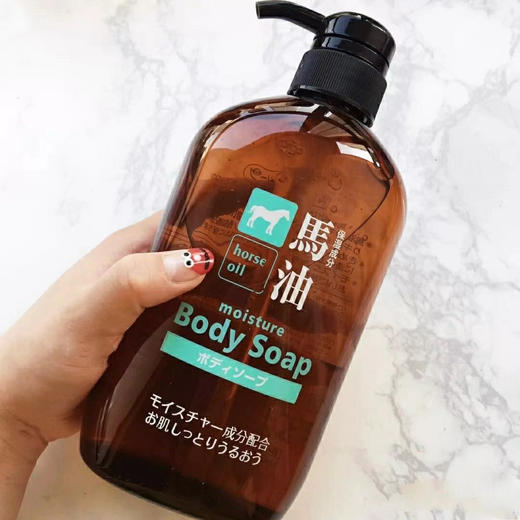 日本原装进口马油洗护二合一洗发水沐浴露护发素滋润肌肤清爽头发600ml 商品图6