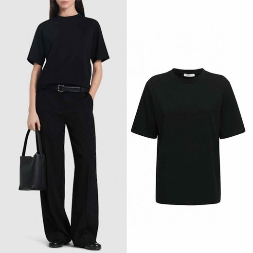 the r*w同款100%长绒棉短袖T恤 商品图0