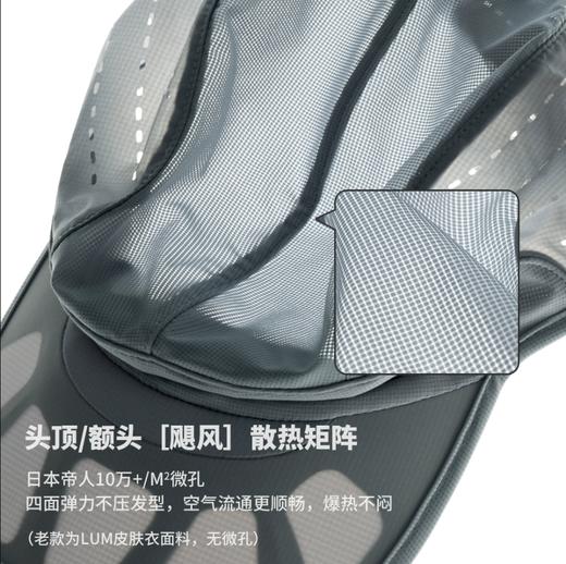 极限崂里专业竞赛卷叠跑步帽超轻防晒透气速干越野跑遮阳帽-ZT3006 商品图4