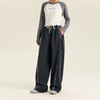 笛莎Deesha青少年女童裤子2025秋季女童撞色腰休闲阔腿裤 商品缩略图3